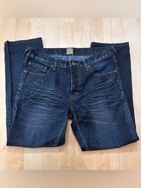 PRPS Men's Dark Indigo Relaxed Fit Jeans 34